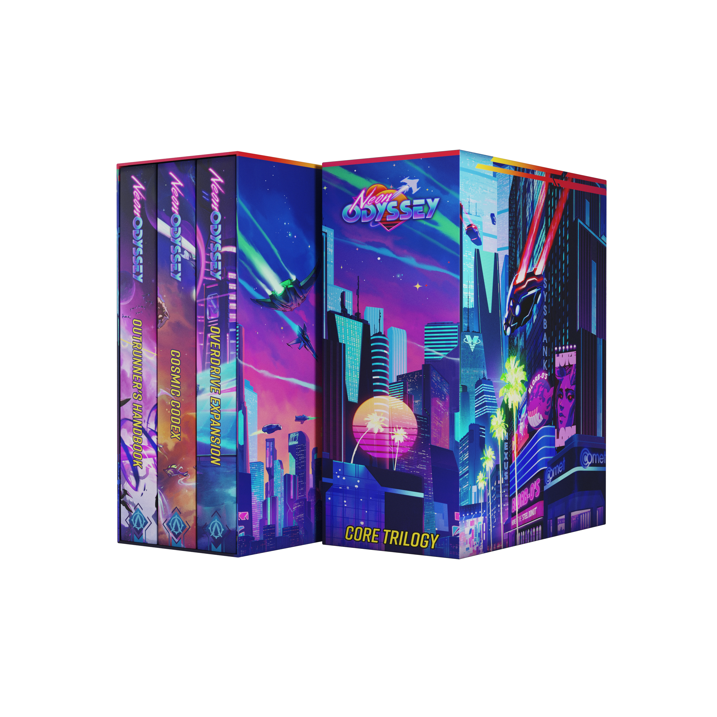 Neon Odyssey - Avantris - crowdfunding campaign CGI visual 2 by IAS Creative