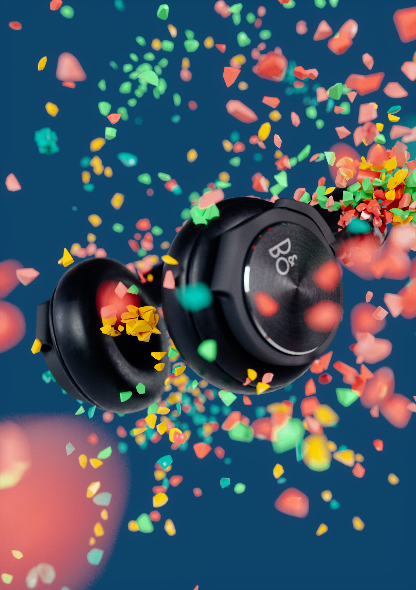 Headphones B&O - Direzione del design for the crowdfunding launch, CGI by IAS Creative