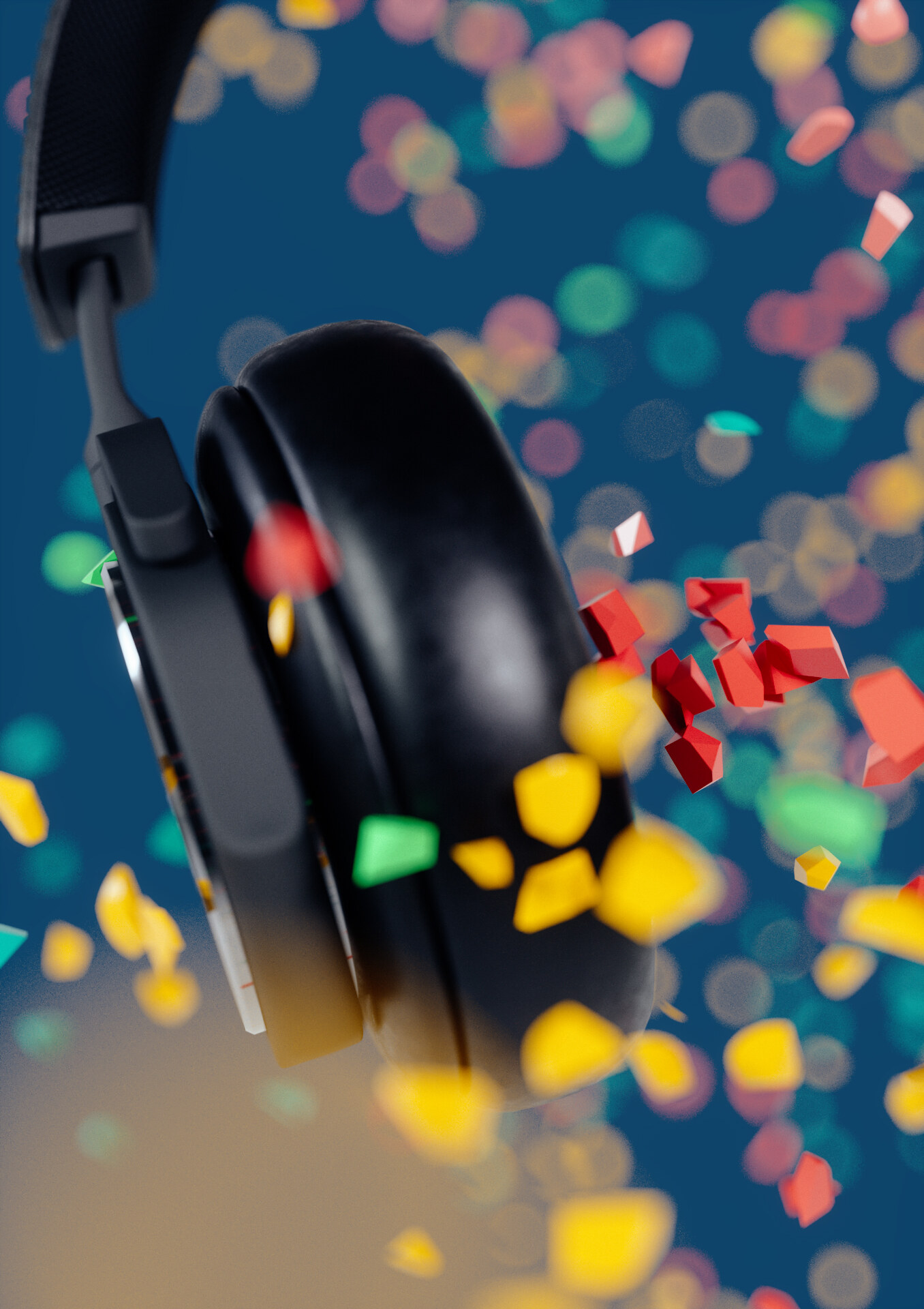 Headphones B&O - crowdfunding campaign CGI visual 4 by IAS Creative