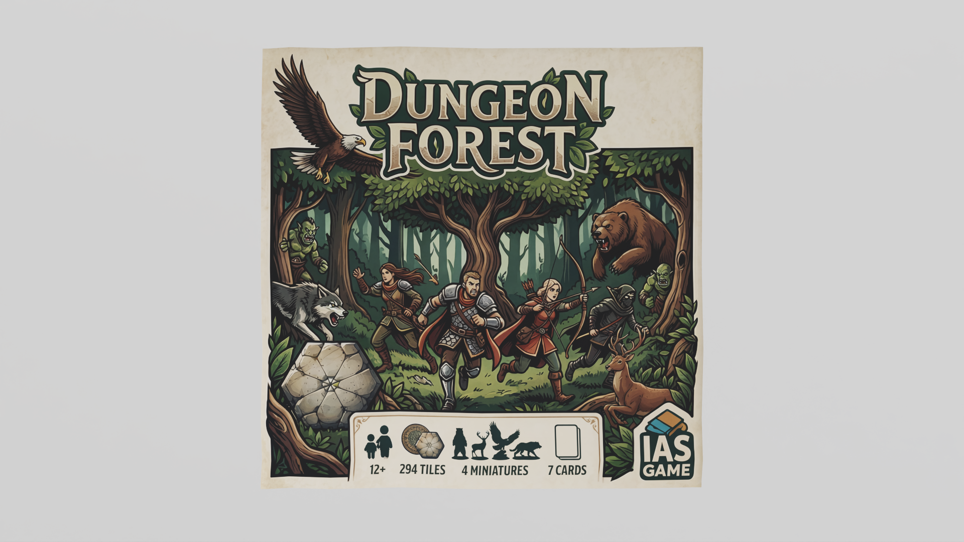 Dungeon Forest - crowdfunding campaign CGI visual 11 by IAS Creative